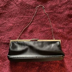 Vintage black clutch